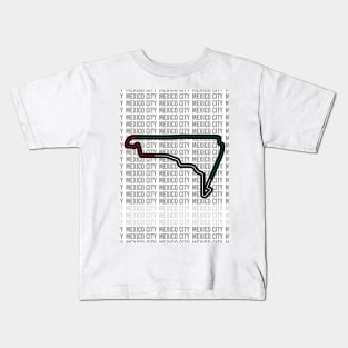 Mexico City - F1 Track Kids T-Shirt